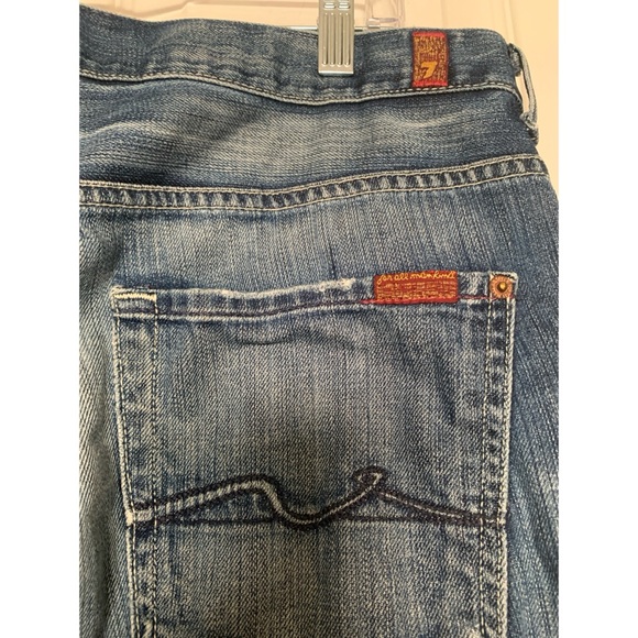 7 For All Mankind Slouchy Straight Leg Jeans Women’s Size 33 - Picture 4 of 8